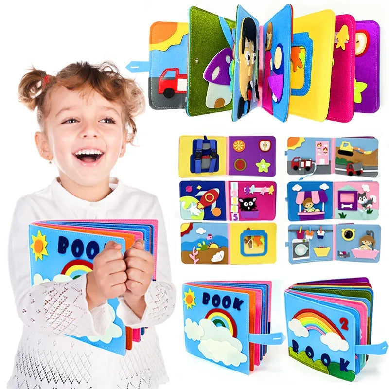 Montessori Lernbuch Regenbogen