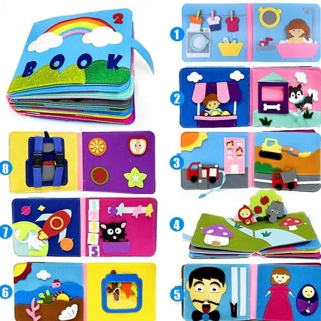 Montessori Lernbuch Regenbogen