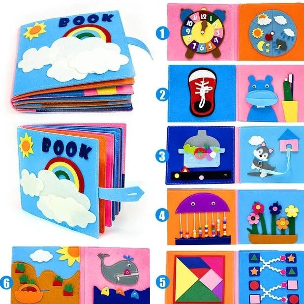 Montessori Lernbuch Regenbogen