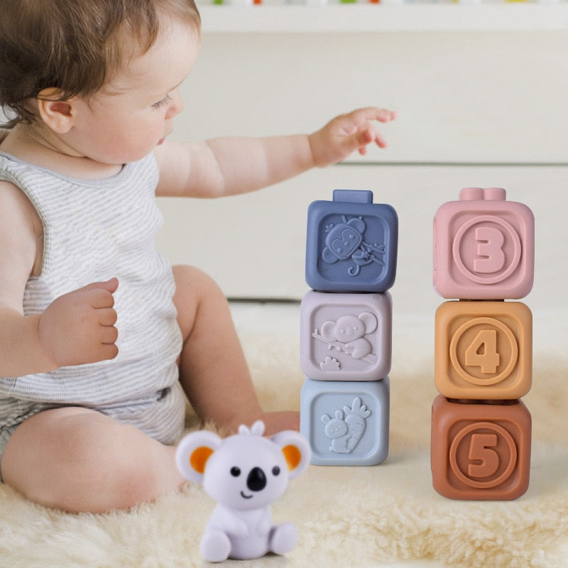 Babys Erste Bausteine - Lernspielzeug zum Stapeln und Sortieren