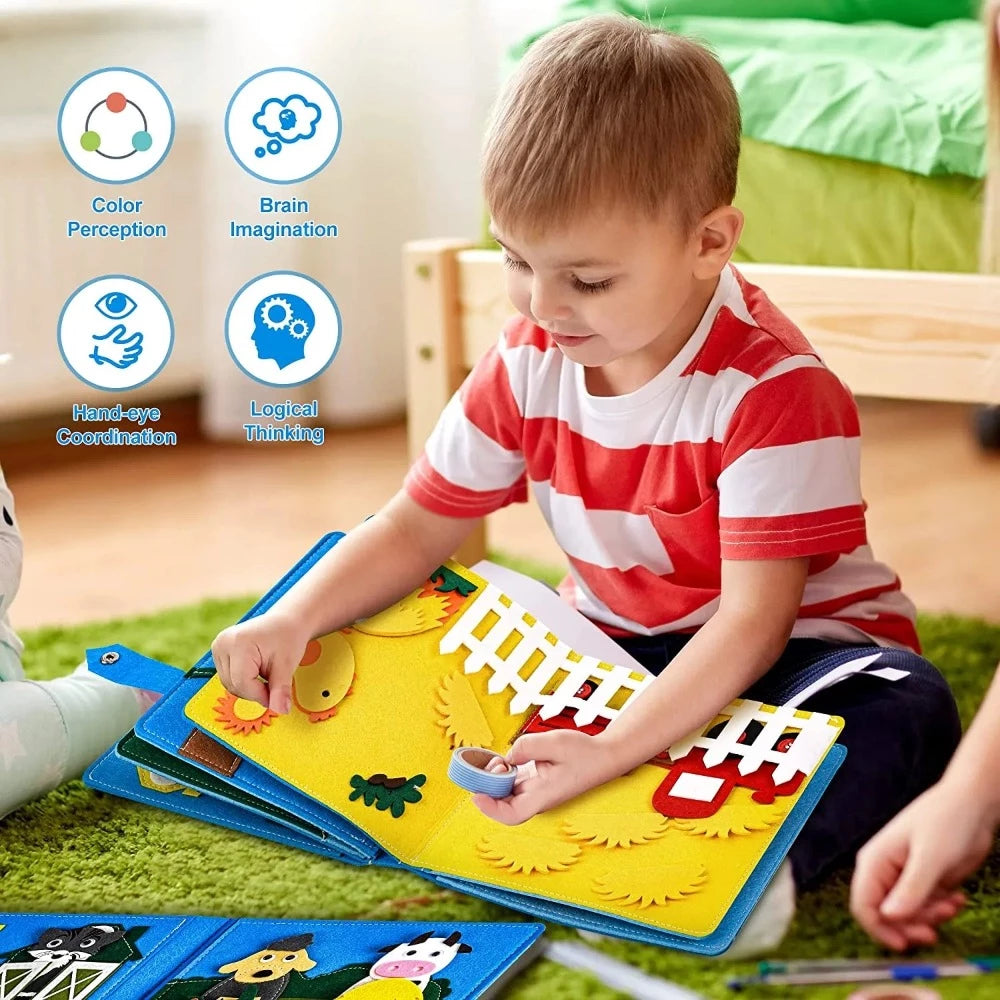 Montessori Lernbuch Bauernhof